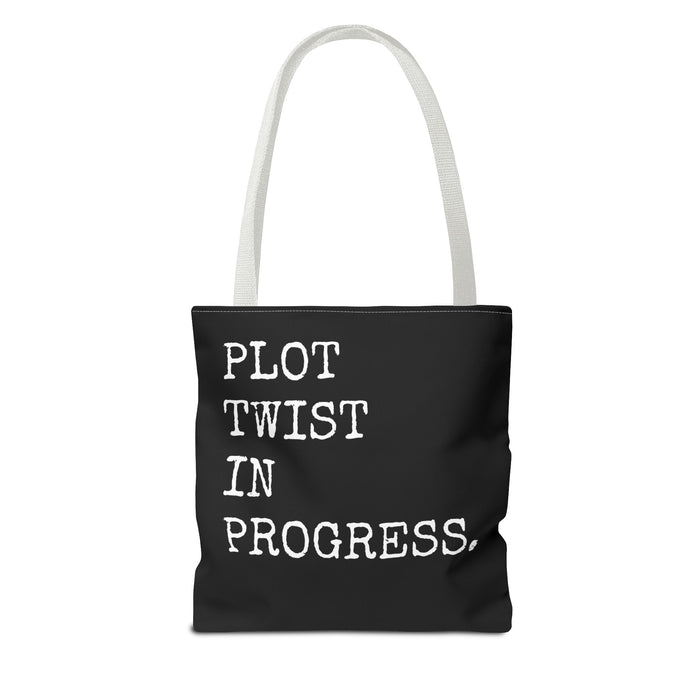 Plot Twist In Progress Tote Bag The Untamed Chapter Store