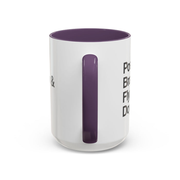 Coffee Mug — Minimalist Names Design (Poe & Bradshaw & Flynn & Doyle) Printify