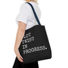 Plot Twist In Progress Tote Bag The Untamed Chapter Store