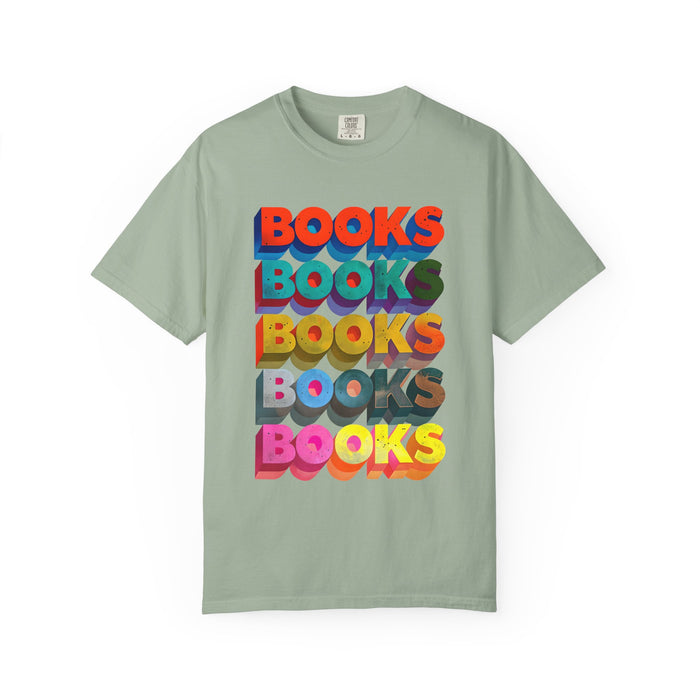 Vibrant BOOKS Typography T-shirt The Untamed Chapter Store