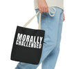 MORALLY CHALLENGED Tote Bag The Untamed Chapter Store