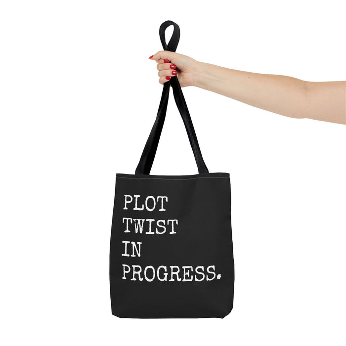 Plot Twist In Progress Tote Bag The Untamed Chapter Store
