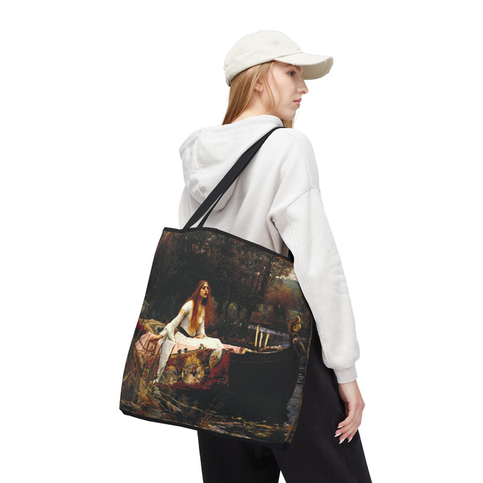 Lady of Shalott Art Tote — Pre-Raphaelite Painting Tote Bag Printify