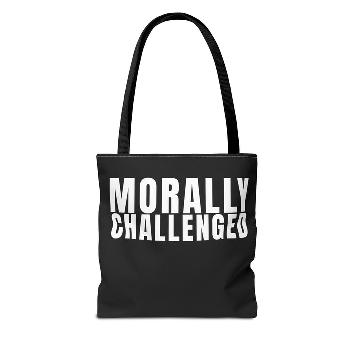 MORALLY CHALLENGED Tote Bag The Untamed Chapter Store