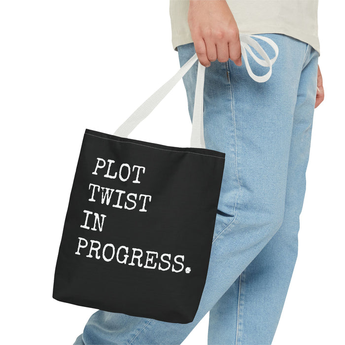 Plot Twist In Progress Tote Bag The Untamed Chapter Store