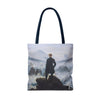 Wanderer Above the Sea Mist Tote Bag – Classic Dark Academia Art Tote Printify