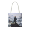 Wanderer Above the Sea Mist Tote Bag – Classic Dark Academia Art Tote Printify