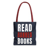 Read Banned Books Black Tote Bag Printify