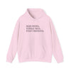 Read Books. Cuddle Cats. Fight Fascists. Hoodie Printify