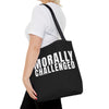 MORALLY CHALLENGED Tote Bag The Untamed Chapter Store