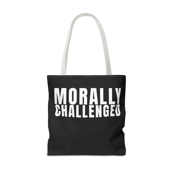 MORALLY CHALLENGED Tote Bag The Untamed Chapter Store