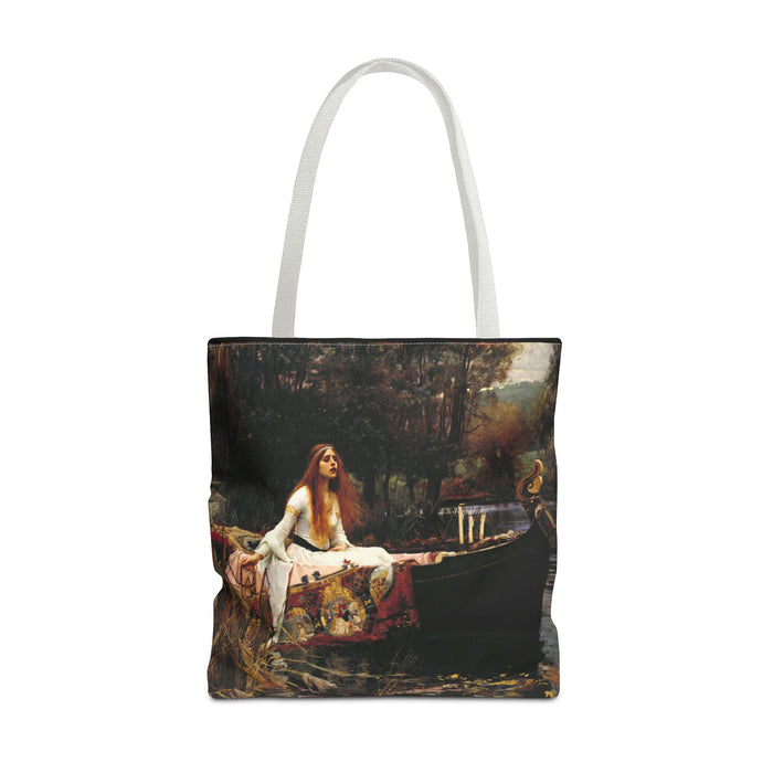 Lady of Shalott Art Tote — Pre-Raphaelite Painting Tote Bag Printify