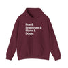 MW Craven Official Merchandise Poe & Bradshaw & Flynn & Doyle Hoodie Printify