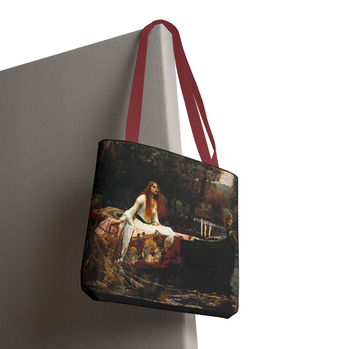 Lady of Shalott Art Tote — Pre-Raphaelite Painting Tote Bag Printify