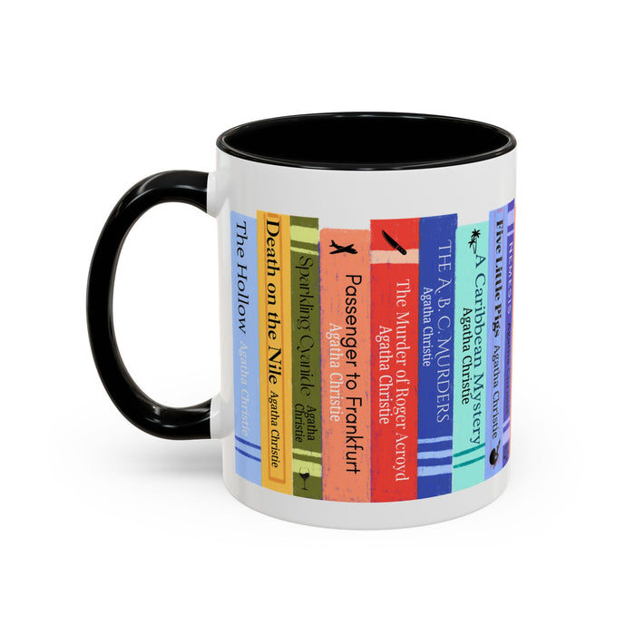 Agatha Christie Bookshelf Accent Coffee Mug The Untamed Chapter Store
