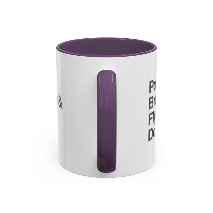 Coffee Mug — Minimalist Names Design (Poe & Bradshaw & Flynn & Doyle) Printify