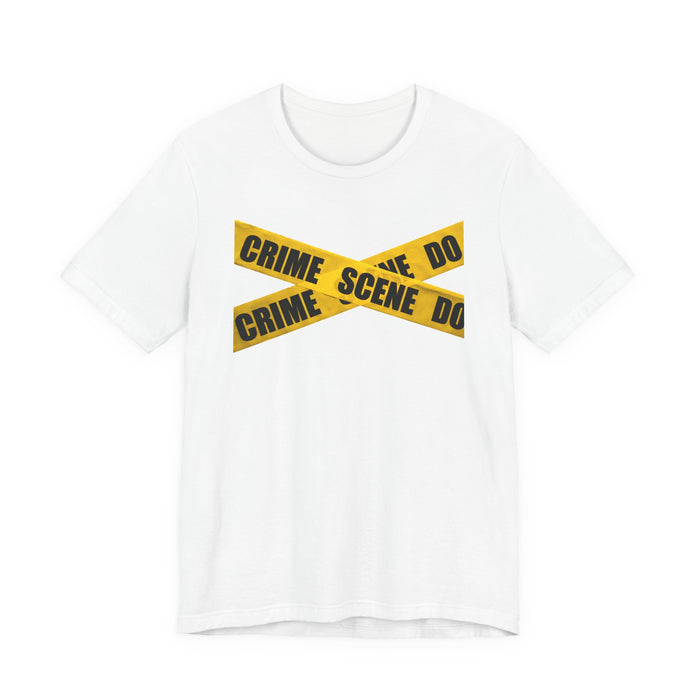 Crime Scene Tape T‑Shirt Printify