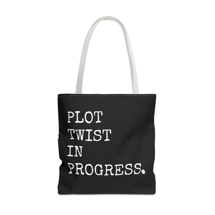 Plot Twist In Progress Tote Bag The Untamed Chapter Store