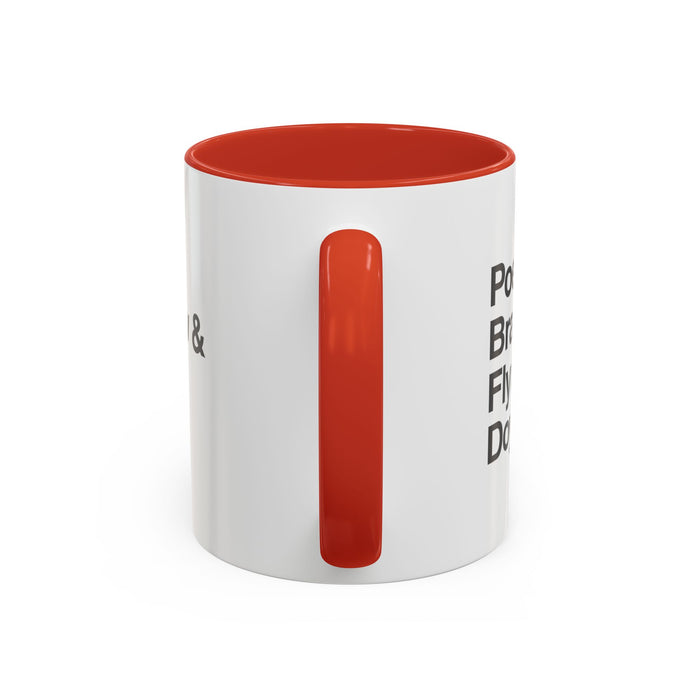 Coffee Mug — Minimalist Names Design (Poe & Bradshaw & Flynn & Doyle) Printify