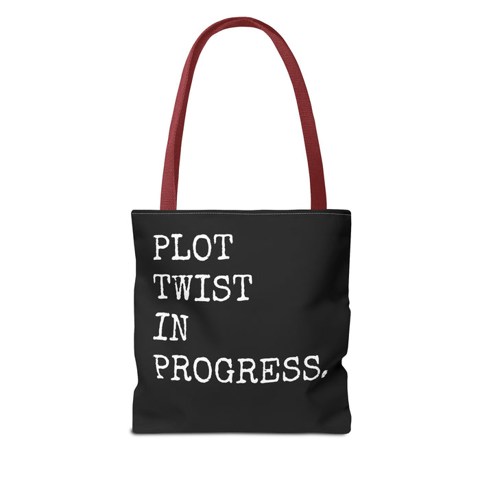 Plot Twist In Progress Tote Bag The Untamed Chapter Store