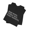 Read Books. Cuddle Cats. Fight Fascists. T-Shirt Printify
