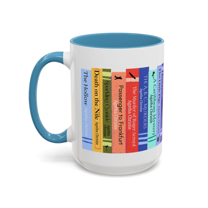 Agatha Christie Bookshelf Accent Coffee Mug The Untamed Chapter Store