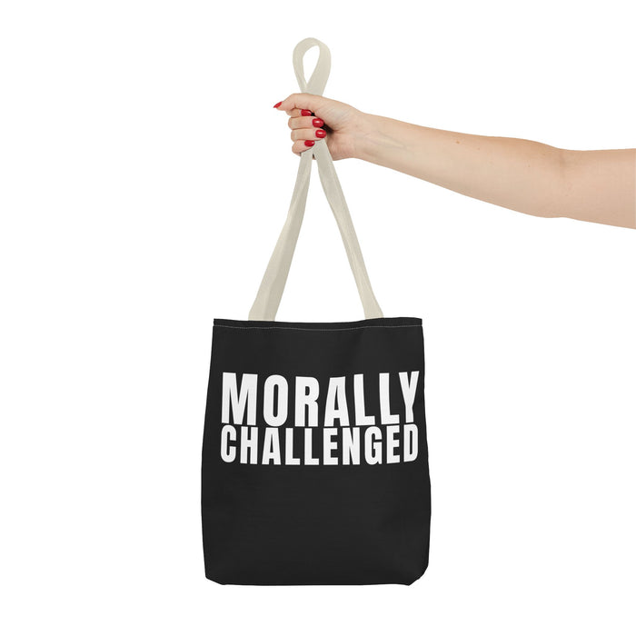 MORALLY CHALLENGED Tote Bag The Untamed Chapter Store