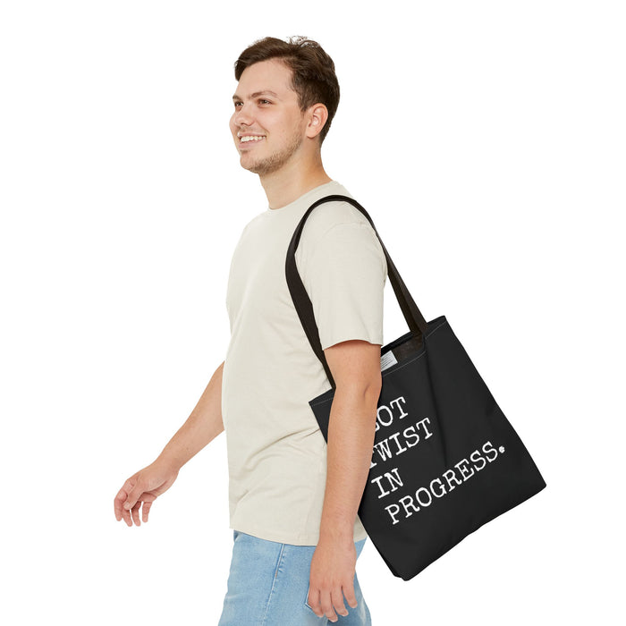 Plot Twist In Progress Tote Bag The Untamed Chapter Store