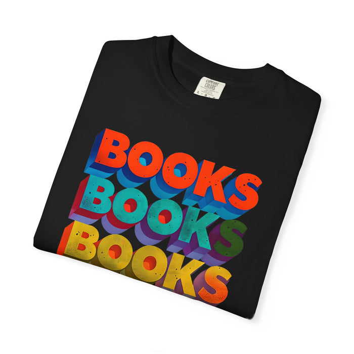 Vibrant BOOKS Typography T-shirt The Untamed Chapter Store