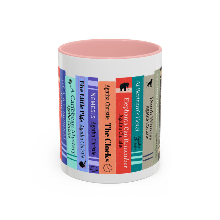 Agatha Christie Bookshelf Accent Coffee Mug The Untamed Chapter Store