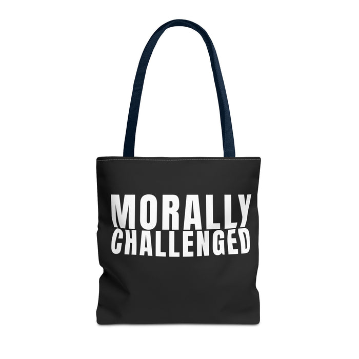 MORALLY CHALLENGED Tote Bag The Untamed Chapter Store