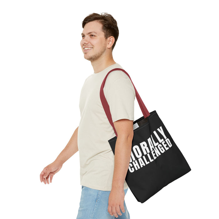 MORALLY CHALLENGED Tote Bag The Untamed Chapter Store