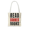 Read Banned Books Cream Tote Bag Printify