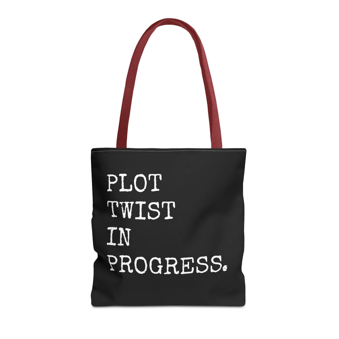 Plot Twist In Progress Tote Bag The Untamed Chapter Store