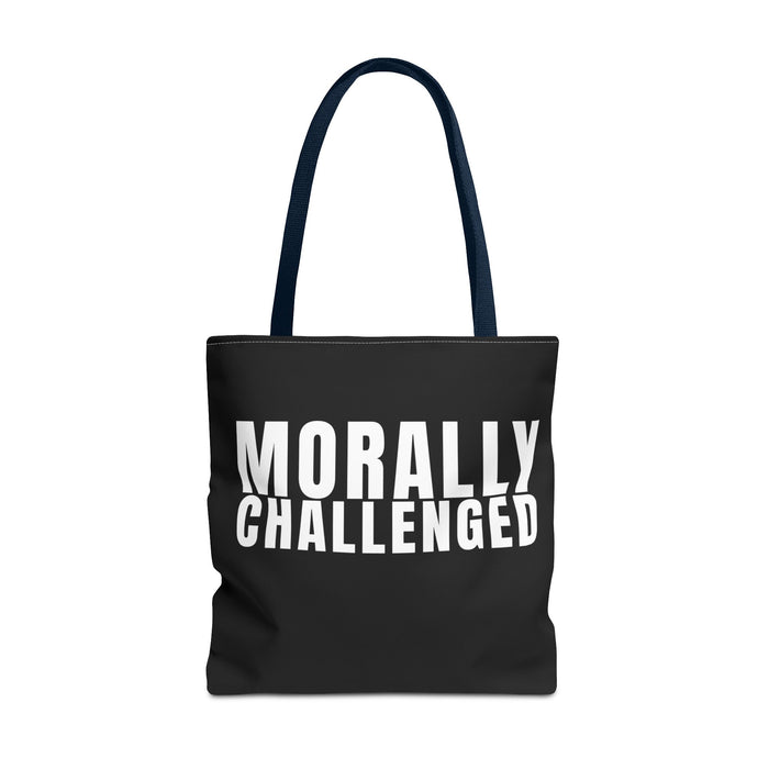 MORALLY CHALLENGED Tote Bag The Untamed Chapter Store