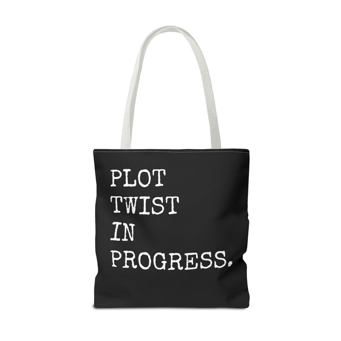 Plot Twist In Progress Tote Bag The Untamed Chapter Store