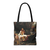 Lady of Shalott Art Tote — Pre-Raphaelite Painting Tote Bag Printify