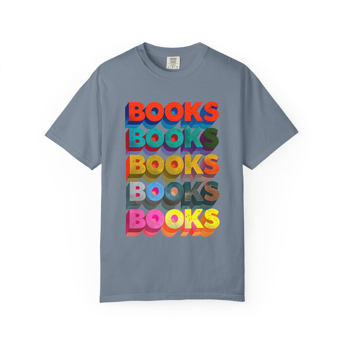 Vibrant BOOKS Typography T-shirt The Untamed Chapter Store