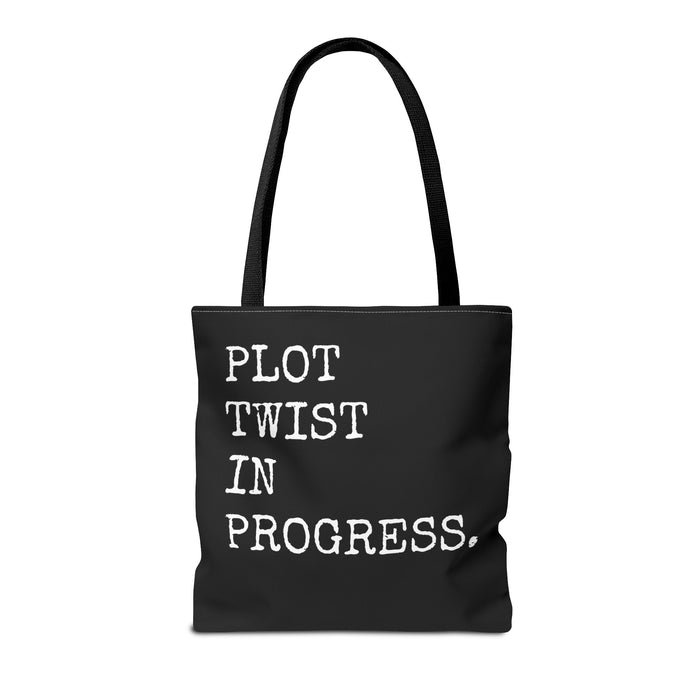 Plot Twist In Progress Tote Bag The Untamed Chapter Store