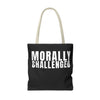 MORALLY CHALLENGED Tote Bag The Untamed Chapter Store