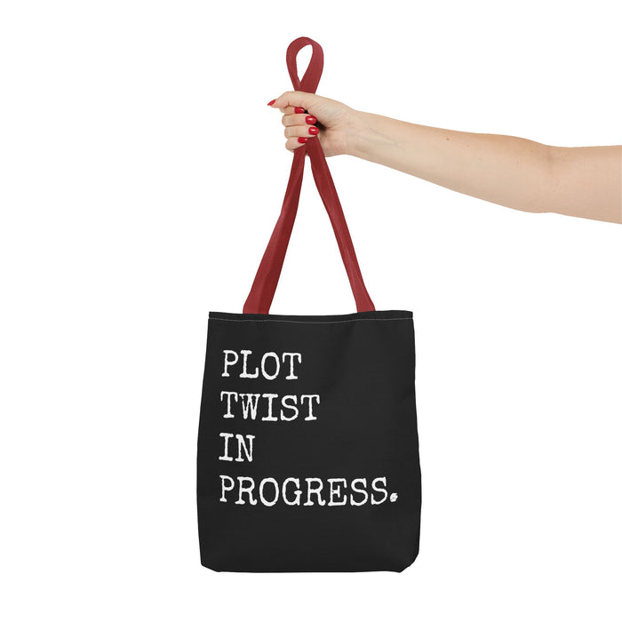 Plot Twist In Progress Tote Bag The Untamed Chapter Store
