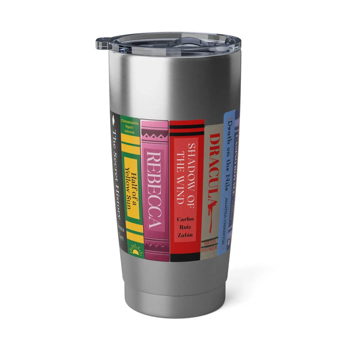 20th Century Classics Bookshelf Tumbler Printify