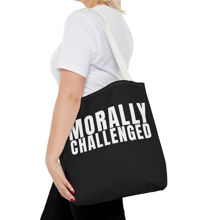 MORALLY CHALLENGED Tote Bag The Untamed Chapter Store
