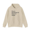 MW Craven Official Merchandise Poe & Bradshaw & Flynn & Doyle Hoodie Printify