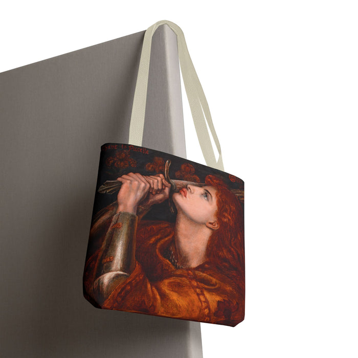 Joan of Arc (1882) by Dante Gabriel Rossetti Tote Bag Printify