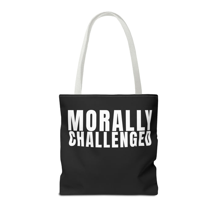 MORALLY CHALLENGED Tote Bag The Untamed Chapter Store