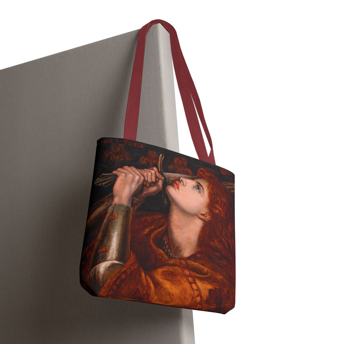 Joan of Arc (1882) by Dante Gabriel Rossetti Tote Bag Printify