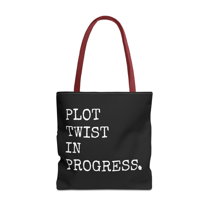 Plot Twist In Progress Tote Bag The Untamed Chapter Store