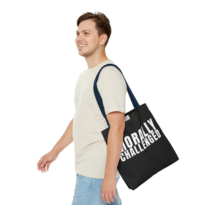 MORALLY CHALLENGED Tote Bag The Untamed Chapter Store