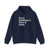 MW Craven Official Merchandise Poe & Bradshaw & Flynn & Doyle Hoodie Printify